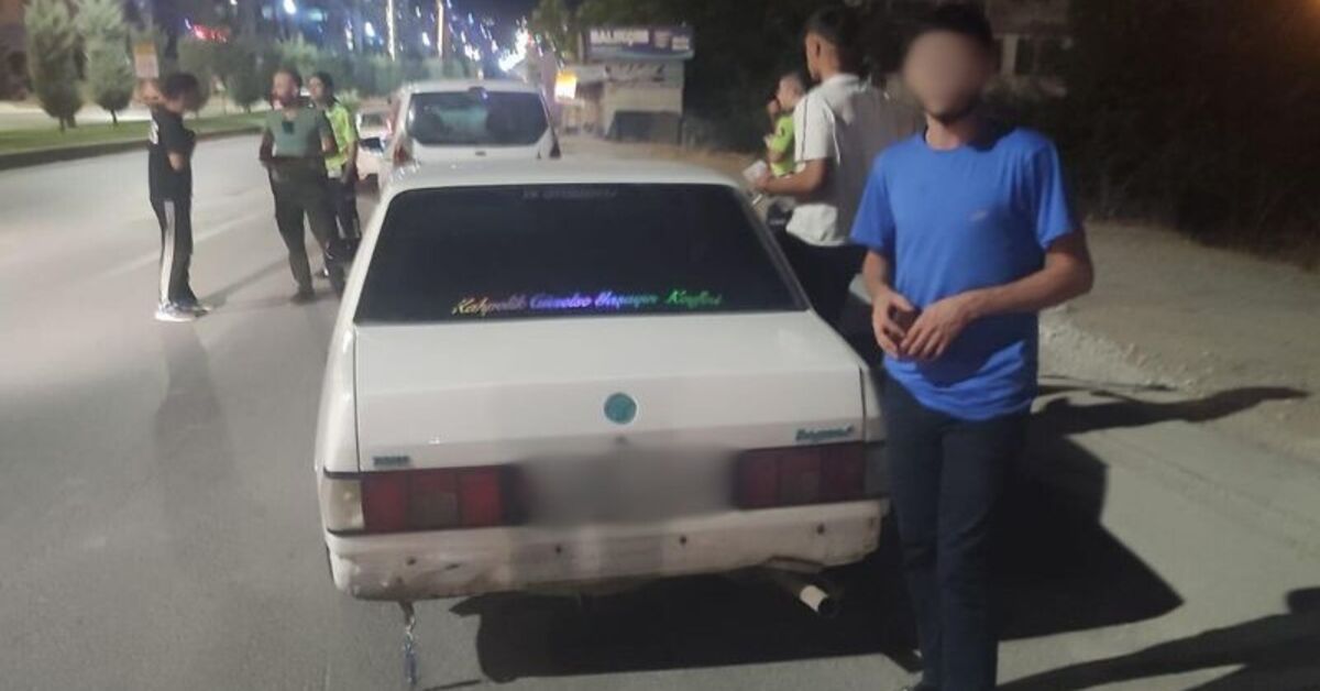 Malatya’da drift yapan sürücüye para cezası