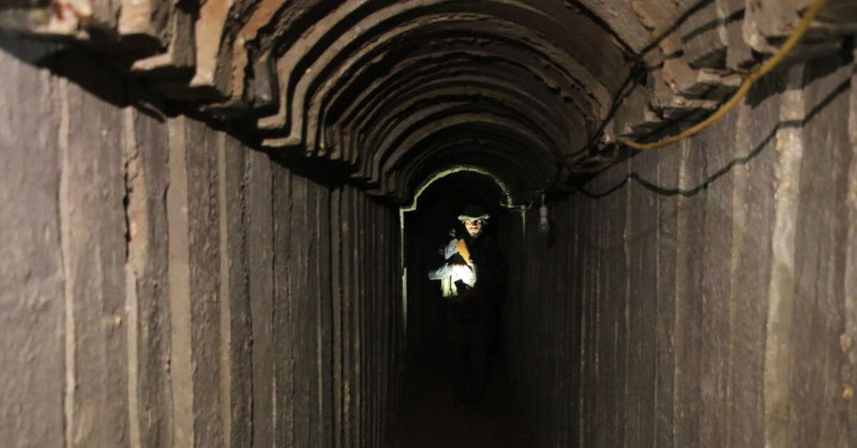 Tel Rıfat’ta Cerrahi Hastanesi’nin altında terör örgütü PKK/YPG’nin kazdığı tünel ağı görüntülendi