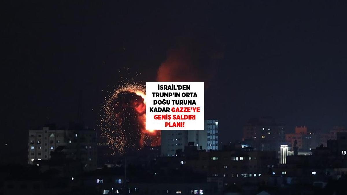 İşgal onaylandı, Trump’ın ziyaretine kadar takas olmazsa İsrail’den Gazze’ye geniş çaplı saldırı planı!